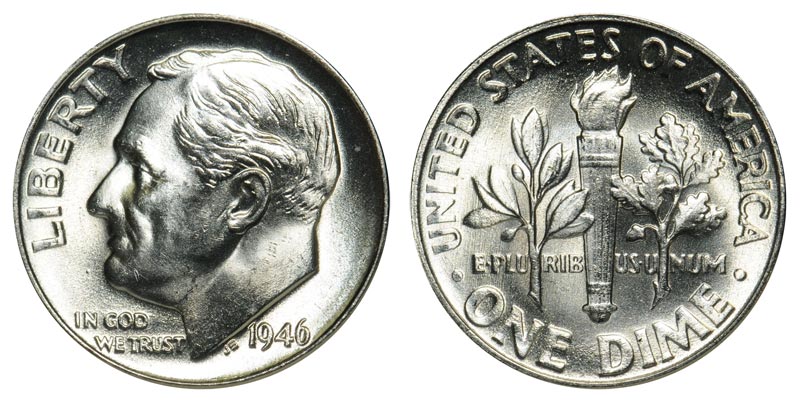 Roosevelt Dime (1946 to Date)